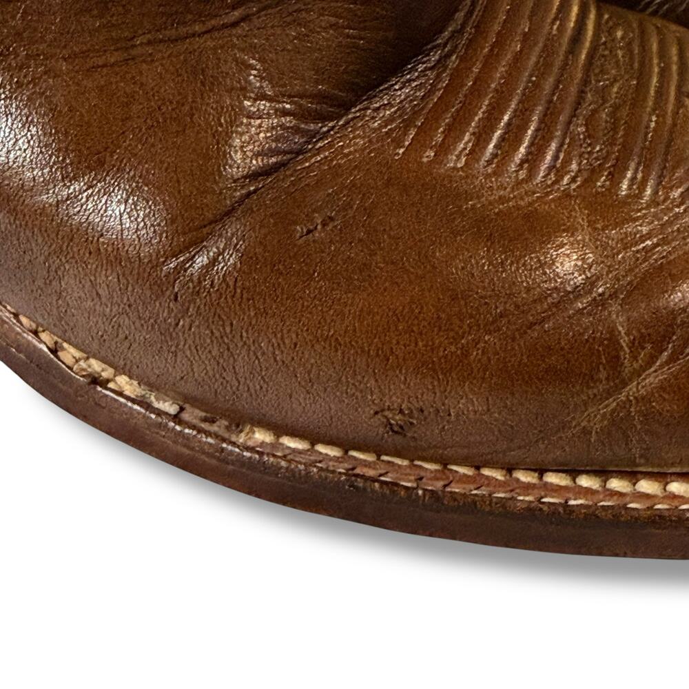 Justin Boots Brown and Cream Men's Boots - Picture 9 of 10